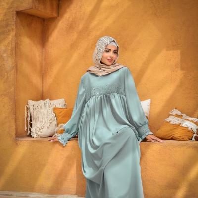 مانتو عبایی کرپ ندا مدل نگین