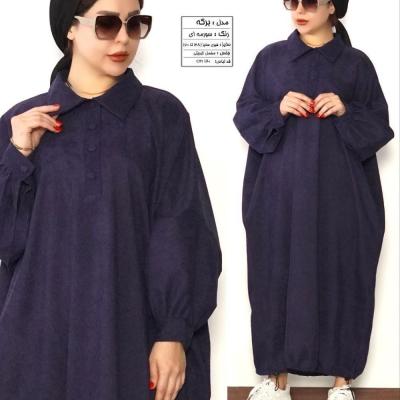 مانتو پیراهنی مخمل مدل برکه