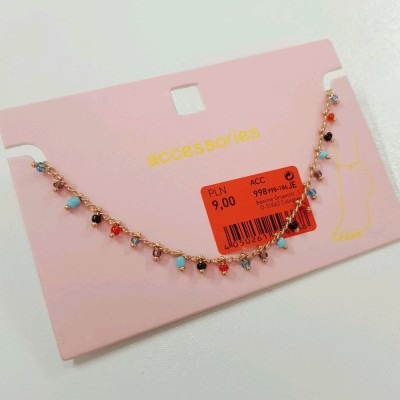 پابند طلایی آویز منجوق رنگی ، کار فوق‌العاده زیبا و ترند-152611