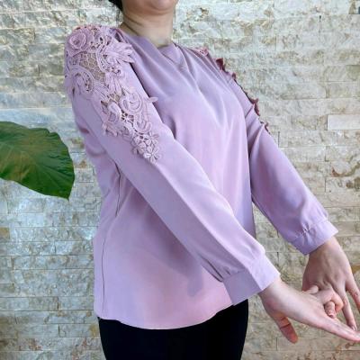 شومیز مجلسی استین گیپور