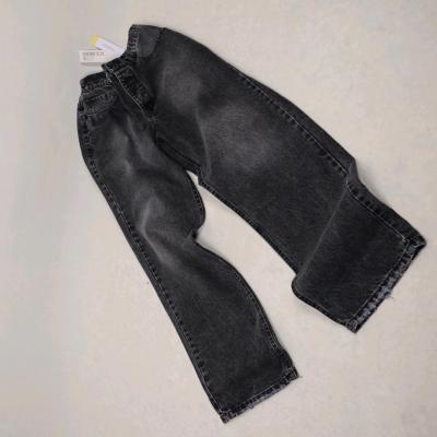 شلوار جین نیم بگ کمر نیم کش