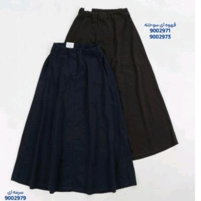 مانتو اسپرت زنانه کتان دامن کتان رویال مدل دامن کتان فون دار