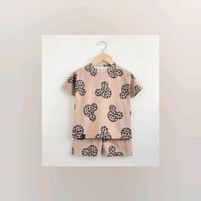 تیشرت شلوارک دخترانه جنس پنبه100درصد تیشرت شلوارک دخترانه میکی موس