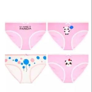 بسته 4 عددی شورت عروسکی طرح پاندای صورتی