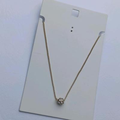 گردنبند زنانه فول نگین توپی