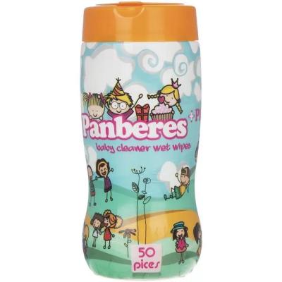 دستمال مرطوب استوانه ای پنبه ریز 50 برگ مناسب کودک