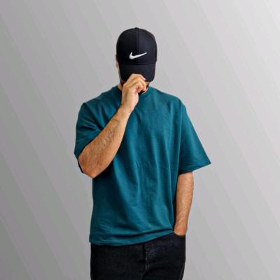 تیشرت دورس باکسی سبز