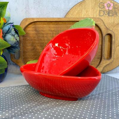 ظروف سرامیکی فانتزی * توت فرنگی *