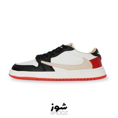 کفش کتانی نایک ترویس مشکی قرمز مردانه-152646