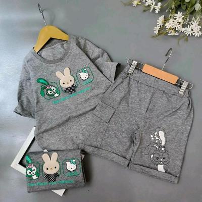 تیشرت شلوارک ملانژ لاکرا خرگوش