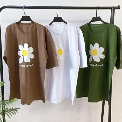 تیشرت لانگ گل