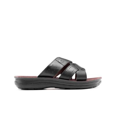 دمپایی چرم تبریز مدل فلات زیره تزریق مستقیم