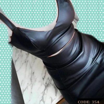 تاپ دامن چرم