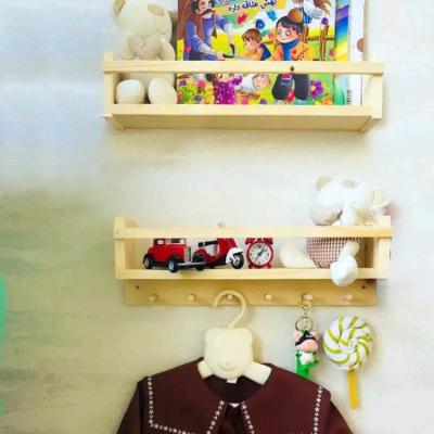 پک دو عددی شلف کودک چوبی