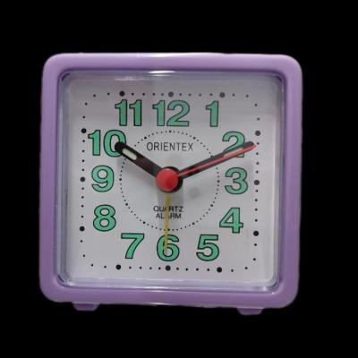 ساعت رومیزی کوچک آلارم دار بنفش رنگ ORIENTEX درجه 1