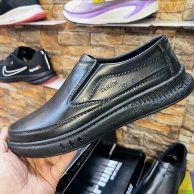 کفش مردانه طبی چرم خارجی زیره سبک مدل تحسین tahsin