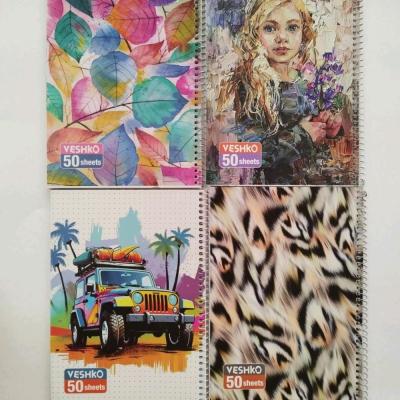 دفتر50برگ سیمی خطدار طرح کلاسیک وشکو(مناسب جوایز)