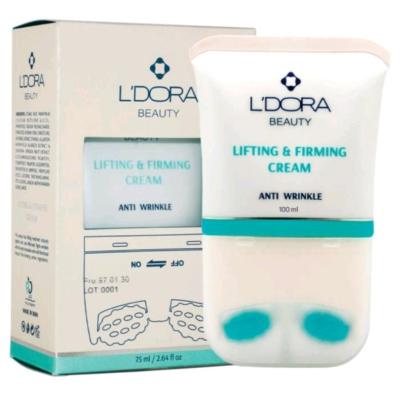کرم لیفتینگ صورت و گردن ماساژوردار لدورا 100 میلی لیتر