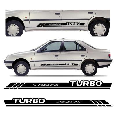 برچسب بدنه خودرو طرح TURBO LUX مناسب برای پژو 405 (ارسال رایگان)