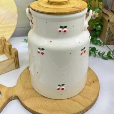 بانکه روغن بزرگ دسته دار البالو