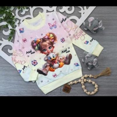 بلوزآستین داردخترانه سایزبندی تا60