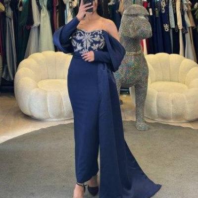 پیراهن مهمانی زنانه کرپ vi مدل ماکسی میدی هورا