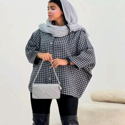 مانتو پانچو پشمی مدل پیچازی