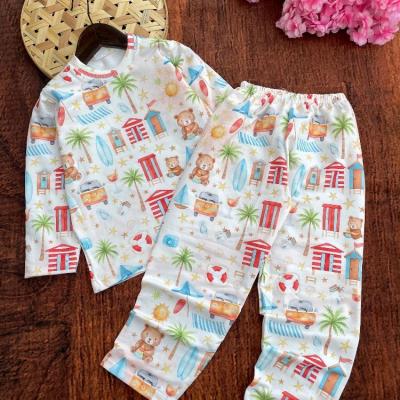 بلوز و شلوار بچگانه راحتی خرس و ساحل