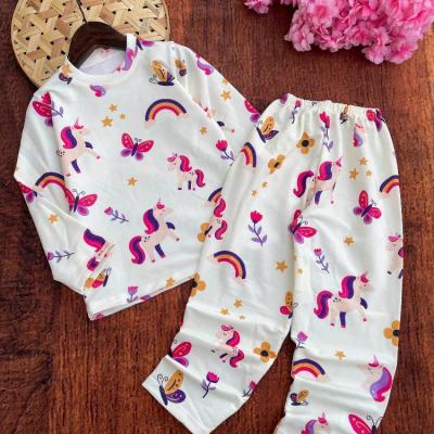 بلوز و شلوار بچگانه راحتی دخترانه تک شاخ