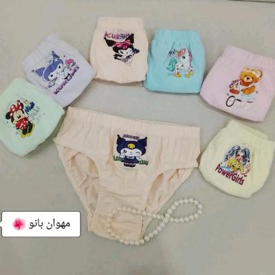 شورت دخترانه نخ سوپر چاپی پاستیلی 7تا12 سال کیفیت عالی مهوان بانو