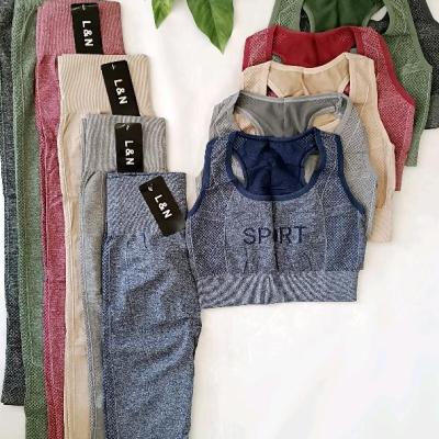 ست ورزشی زنانه وارداتی نیم تنه شلوار فری سایز مناسب 36/46