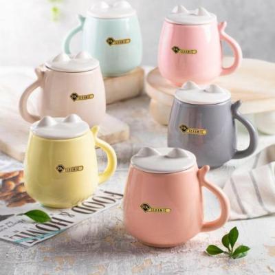 ماگ طرح گربه رنگی RK