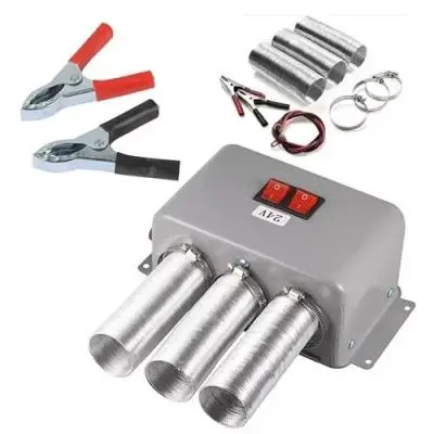 بخاری برقی خودرو 24 ولت 800 وات سه خروجی