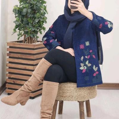 مانتو مجلسی مخمل مدل رازقی