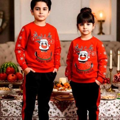 لباس یلدایی بچگانه بلوز شلوار گوزن (موجودی چک شود)