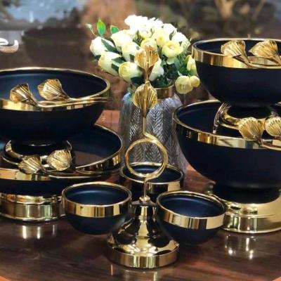 سرویس پذیرایی لیلیوم با گل فلزی