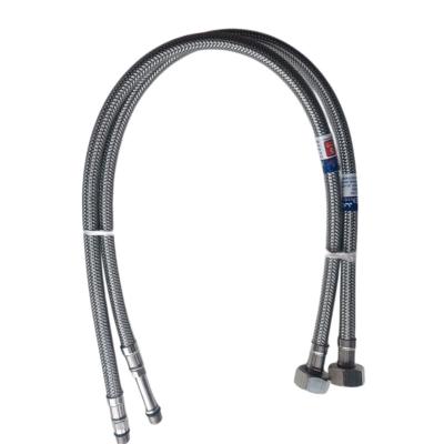 شلنگ تکپایه پیسوار 1/2 در m10 استیل 2 عددی گارانتی دار