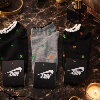 جوراب مچی فانتزی زنانه و دخترانه 12 جفتی برند نایکی