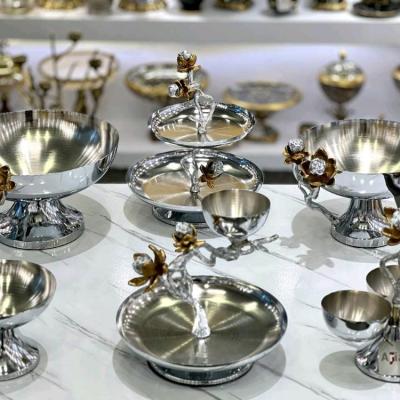 سرویس پذیرایی نیلوفر فلز نقره ای