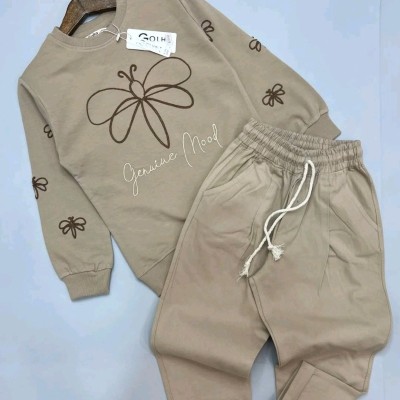 بلوز و شلوار کتان دخترانه طرح سنجاقک سایز 40 تا 65