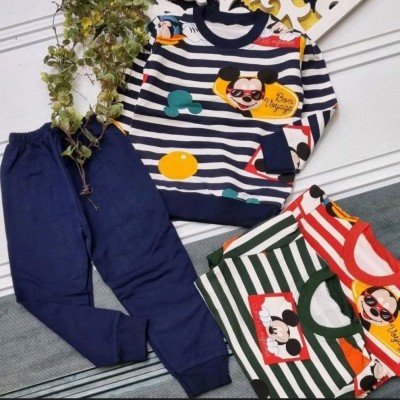 بلوز و شلوار راه راه میکی موس سایز 35 تا 50