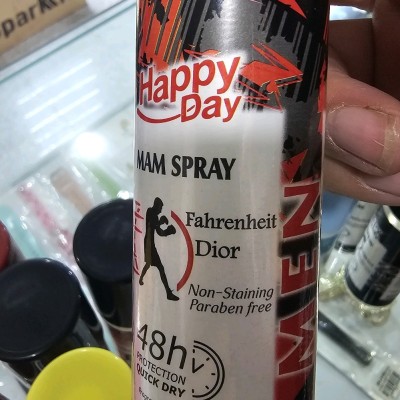 افشانه مام اسپری هپی دی رایحه مورد نظر رو موجودی بگیر