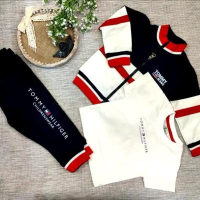 ست سه تکه پسرانه تامی سویشرت و شلوار و تیشرت