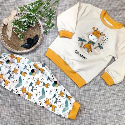 بلوز و شلوار راحتی اسپرت مدل زرافه مناسب دختر و‌ پسر