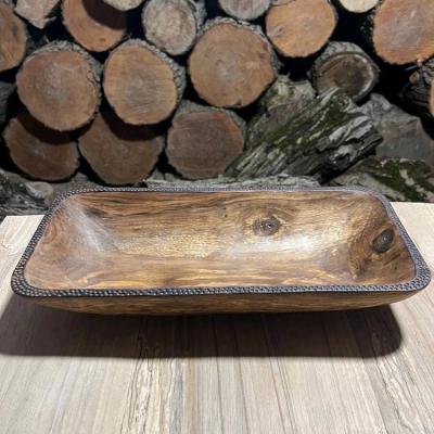 ظرف میوه خوری چوبی بزرگ