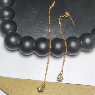 گوشواره مدل بخیه ای ضد حساسیت