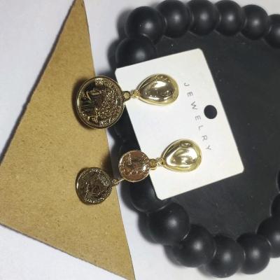 گوشواره طرح سکه ضد حساسیت