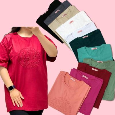 تیشرت لانگ نخ پنبه زنانه