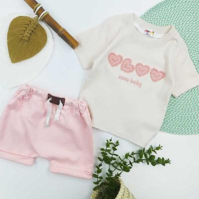 ست نوزادی دخترانه قلبی کد 10241