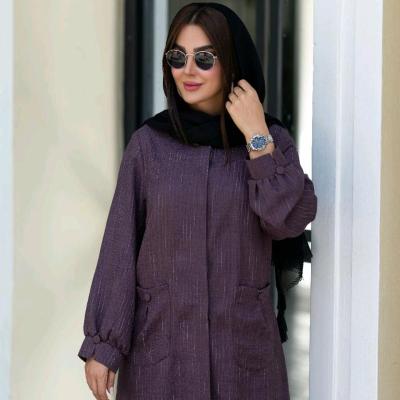 مانتو دانشجویی شانتون مدل مانتو تابستانه دکمه دار تا سایز 54 جنش صوفیا